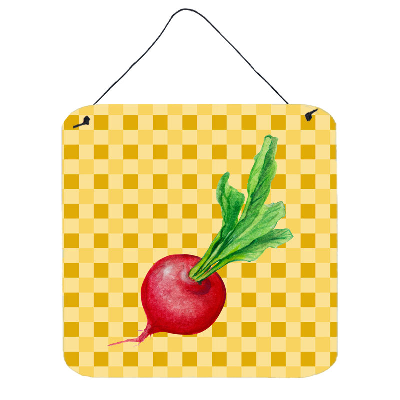 Décoration murale radish on basketweave