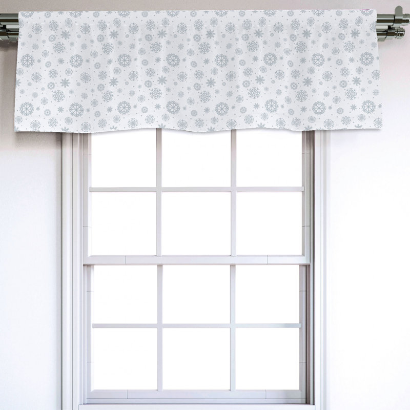 Sateen Ruffled Window Valance