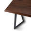 Ensemble de salle à manger industriel moderne 7 pièces Malden / Watkins avec table en bois de manguier massif et 6 chaises-740285837