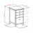 Morrison Honey Finish Home Office File Cabinet with 4-Drawer, 28.52" H X 18.02" W X 19.85" D