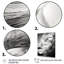 Portneuf Black And White Wave Photo I - Floater Frame Photograph on Canvas-819386362-819386306