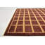 Tapis de zone en laine noué la 5 pi 7 po x 7 pi 8 po one-of-kind Nash