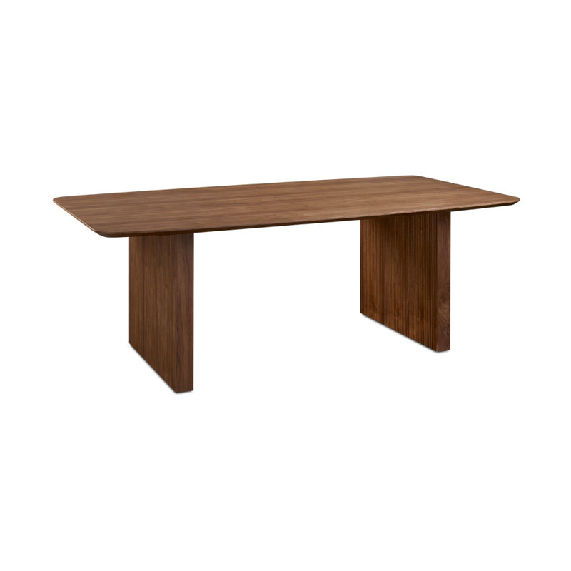 Molokai Susan Rectangular Walnut Wood Dining Table