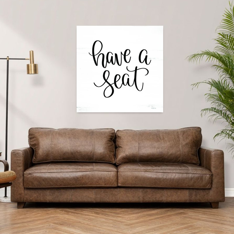 Have A Seat Abstract Art contemporain, H 36 po x l 36 po