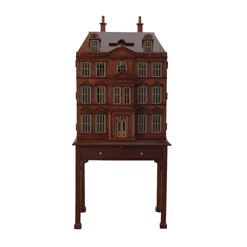 Dollhouse 34'' Solid Wood Bar Cabinet