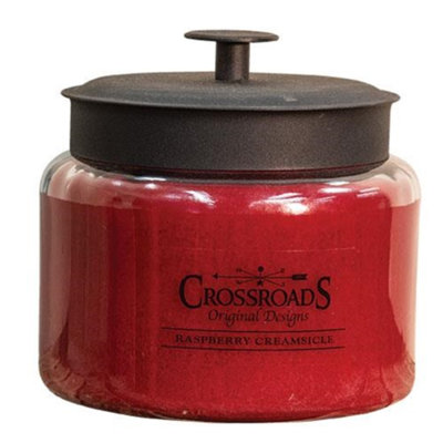 Raspberry Creamsicle Scented Jar Candle