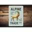 Enseigne en aluminium Alpine Trade Company-58203453