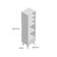 Aleana 201.5cm H x 53.5cm W Solid Wood Standard Bookcase