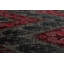Tapis de bois one-of-kind-noué la 2010 shalimar gris foncé/rouge foncé 8 pi x 10 pi 1 po de zone de laine Céline