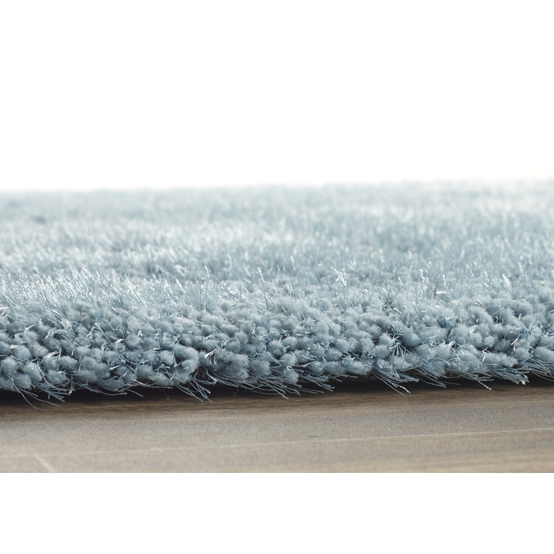 Biron Solid Colour Shaggy Rug, Rectangle 110 x 160cm