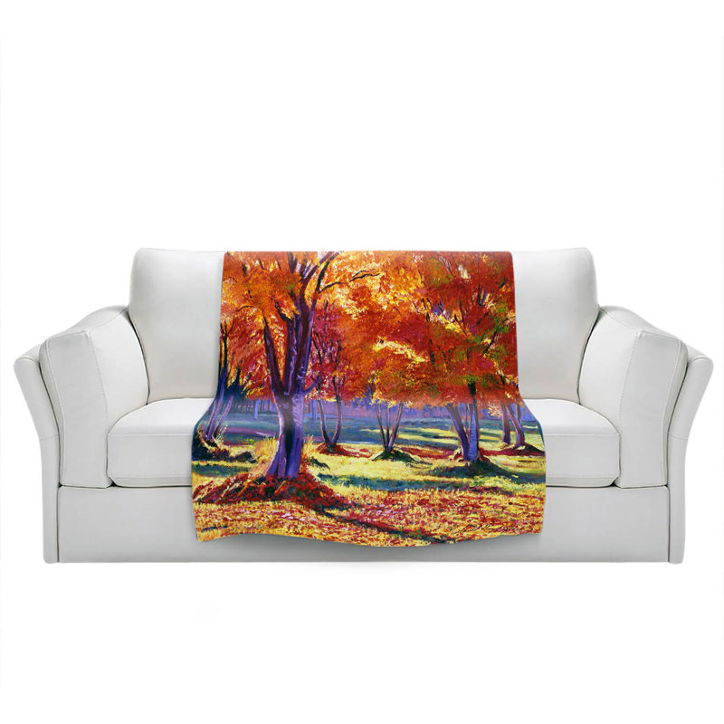 Hand Woven Throw Blanket, 68" x 80"