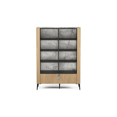 Straimont 150cm H x 106cm W Bookcase