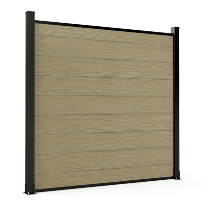 6ft H Composite Privacy Fence Panels With Post