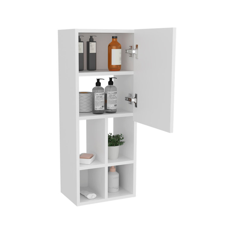 Deux armoires de salle de bain, blanc