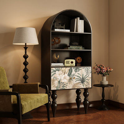 French style romantic furniture bookcase