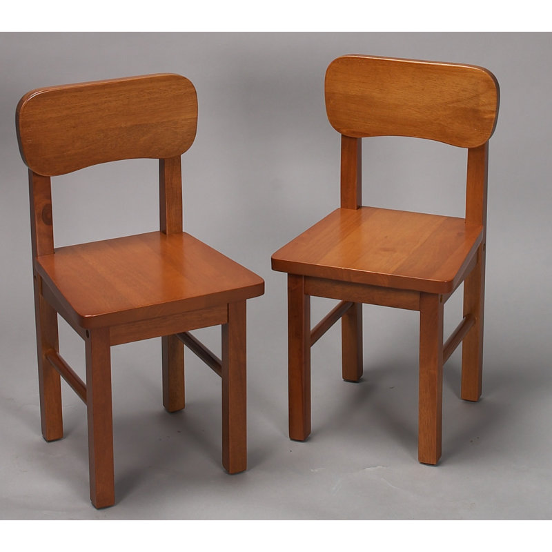 Chaise pour enfant Troutville, Miel