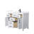 Beckett 42" Freestanding Single Bathroom Vanity with Quartz Top-108351888-108351892-108351894