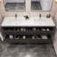 Ensemble de meuble-lavabo double mural 70,6 po Azden-1159908137