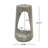Outdoor Side Table,Hollow Design End Table,Patio Garden Stool Table,Decorative Accent Table For Patio Balcony Beach Pool Side,Lightweight Concrete,Wood Like Texture-2021807205