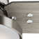 44" Sentinel 3 - Blade Standard Ceiling Fan with Remote Control and Light Kit Included