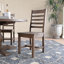 Caleb Dining Chair Distressed Brown Set Of 2-1291939547