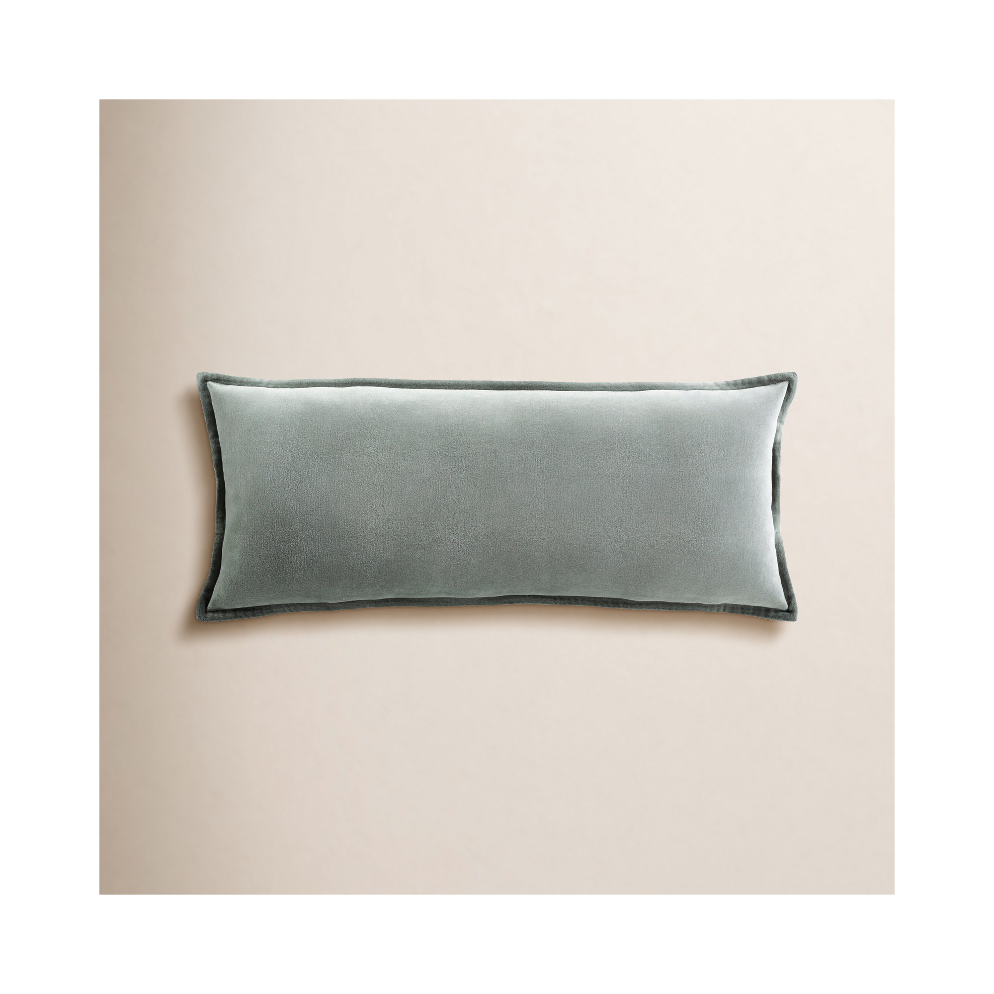 Norwin Cotton Throw Pillow, 12"H x 30"W, Polyester, Sage