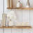 Rustic Luxe Tray /3 Orbs