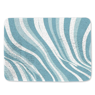 Tapis de bain abstrait à motif abstrait