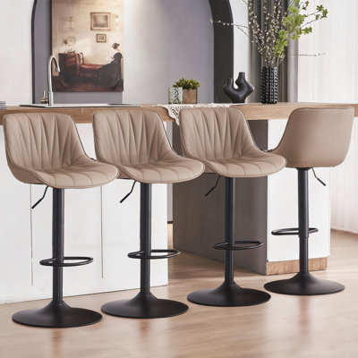 Tabourets de bar pivotants à hauteur réglable Modern