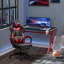Inbox Zero Jagjit Adjustable Reclining Ergonomic Faux Leather Swiveling PC & Racing Game Chair-1764724869