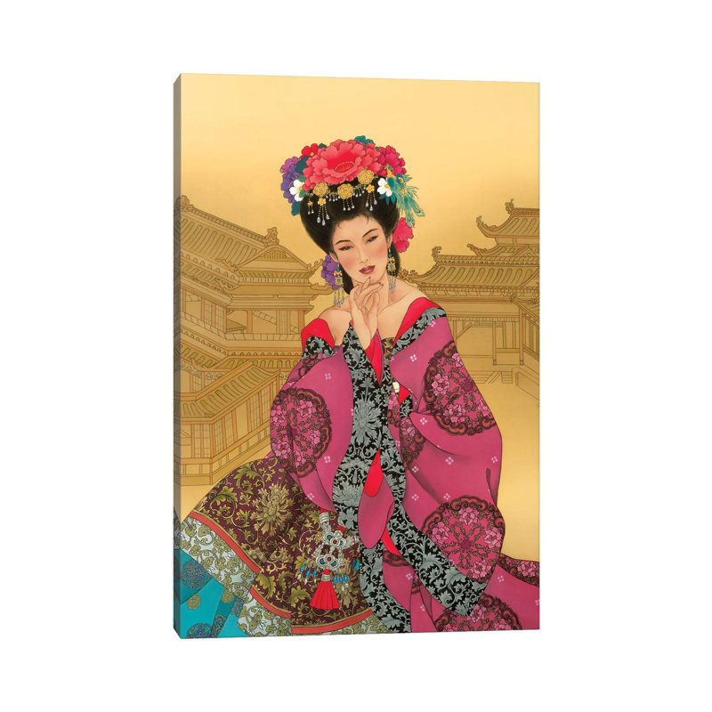 Impression sur toile tendue "Empress" par Caroline R. Young, H 26 po x l 18 po x 1,5 po