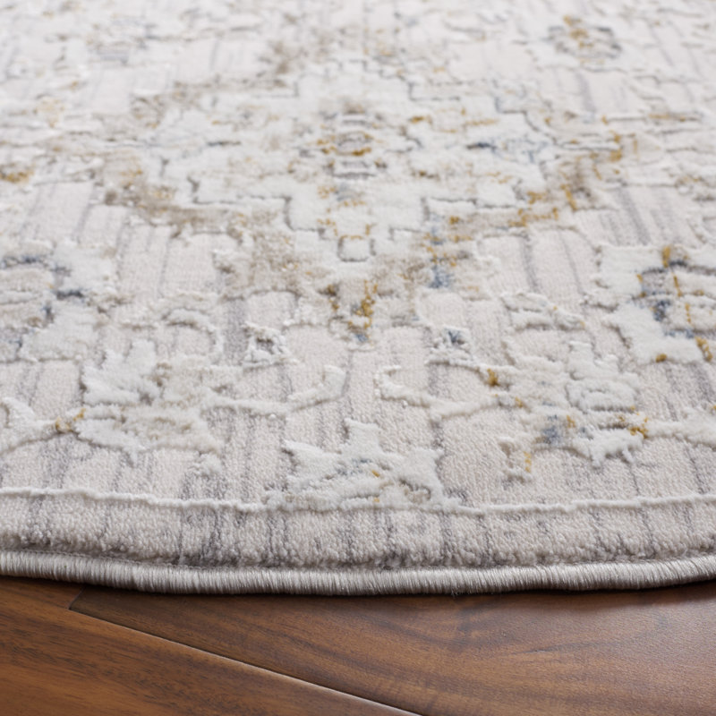 Weasner Performance Oriental Rug, Round 6'7"