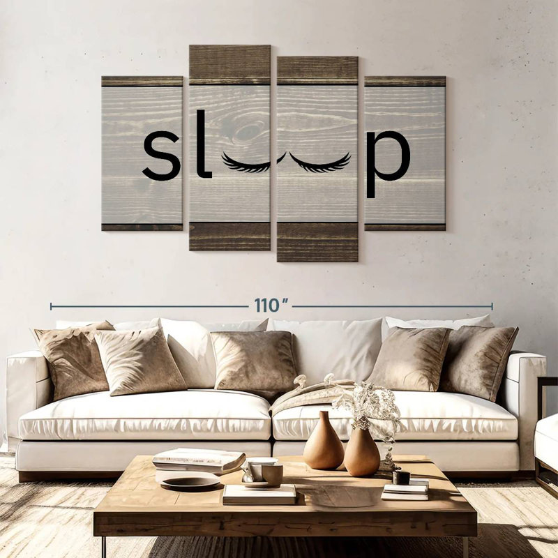 Tergel Sleep, typographie, H 54 po x l 84 po