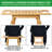 Mavino 25.2'' W Bamboo Shower Bench-1806400386