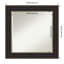 Miroir mural décoratif encadré bronze Accent-1753994907