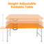 Table pliante portative à poids pliable pour l'intérieur et l'extérieur - 135 kg-1661458848