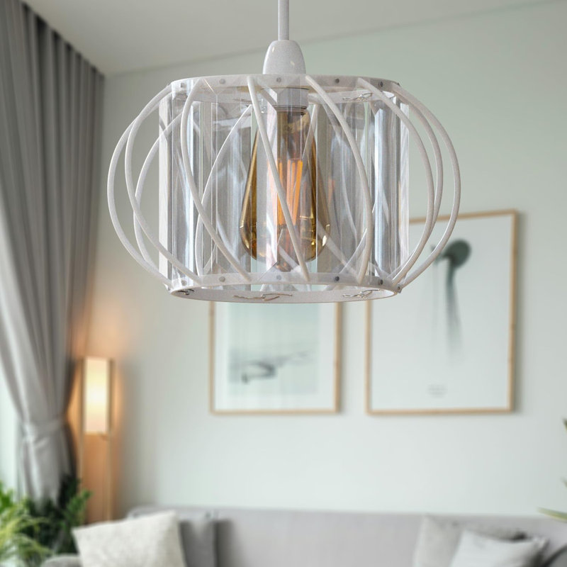 10cm H Novelty Lamp Shade, White
