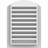 Ekena Millwork PVC Outdoor Louver / Gable Vent-31464869