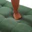 Banc rembourré avec rangement, repose-pieds, banc d'entrée et repose-pieds pour la chambre à coucher, vert rétro, 300 lb-131411058