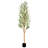 6ft Artificial Olive Tree with Black Planter