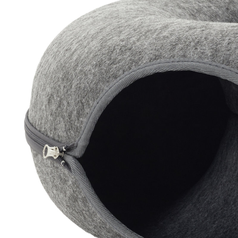 Wimberley Velvet Nest Pet Bed, 20 H x 50 W x 50 D cm, Dark Grey