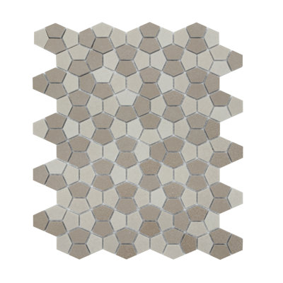 Carreau de mosaïque pour mur et plancher en verre 0,6 po x 0,6 po Gaia