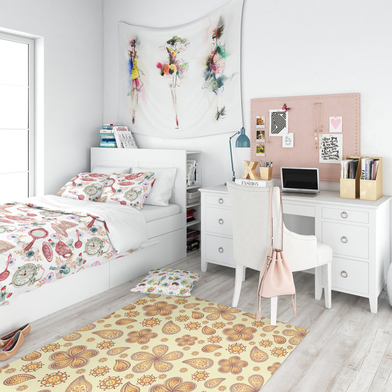 Ensemble de housse de couette modern adolescent, Housse simple + 1 taie décorative
