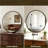 Black 24 Inch Round Bathroom Mirror, Metal Frame Vanity Mirror for Over Sink, Modern Wall Mirror for Entryway and Living Room-1640202671-1668250897
