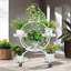 Ayzlyn Round Metal Indoor Outdoor Plant Stand Organiser With 6 Tiers