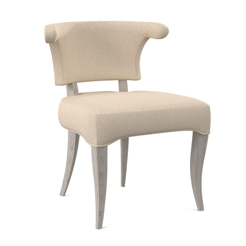 Athena Dining Chair, Filigree Ivory, Bisque