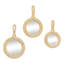 Ensemble de 3 miroirs muraux Amiyah