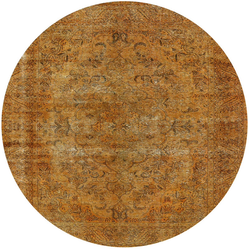 Africah Moroccan Indoor Rug, Round 6'