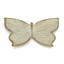 Plat à papillons Penelope papillon, plateau Shabby Chic en fonte dorée 8,5 po pour coiffeuse et table