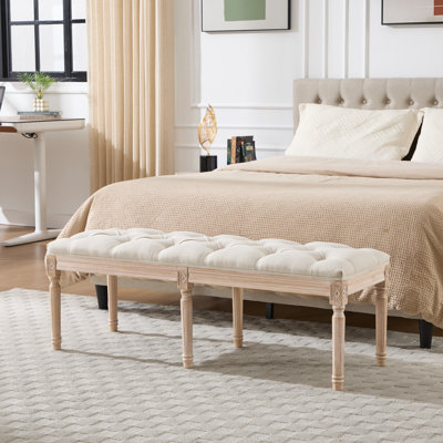 Banc de lit tapissier 47,2 po